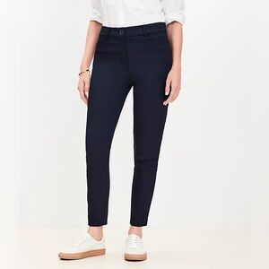 Loft Curvy Skinny Navy Blue Pants Size 8